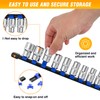 GOOACC Socket Organizer ABS Socket Holder Set 1/4" 3/8" 1/2"