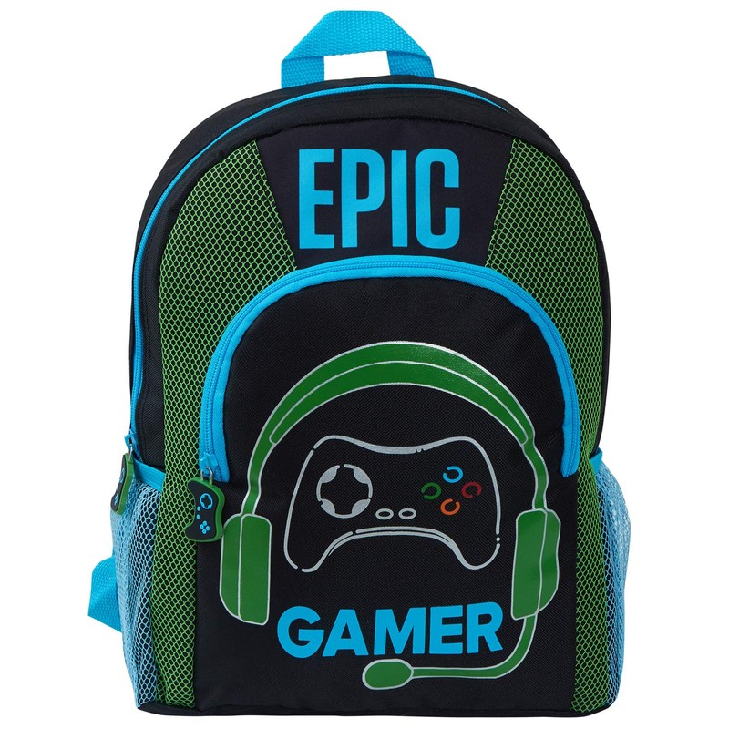 Epic Gamer Backpack Kids Teens Adults Travel School Gaming Bag