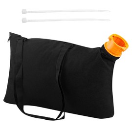 BERPSE 50026858 Leaf Collection Bag and Bag with Plastic Connector Compatible with Worx WGBAG500 Blower, Fits Model WG505, WG509, WG500, WG501, WG502