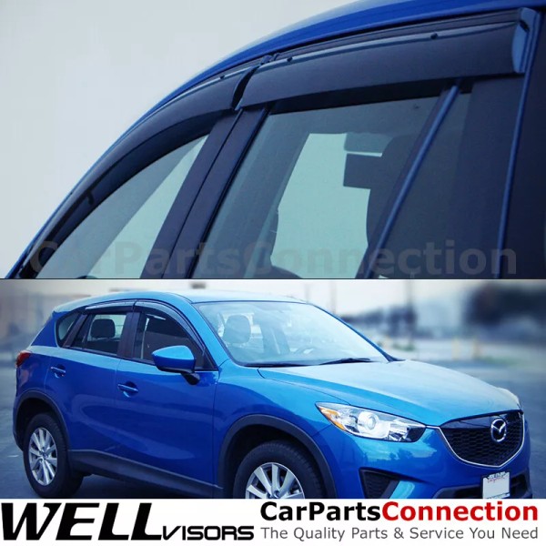 WellVisors Window Visors 13-16 Mazda CX-5 Side Deflectors