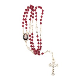 SFI Precious Blood Rosary 21inches, 21 Inches, Metal, stainless steel