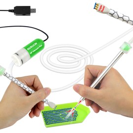 GUSUCIN Diamond Art Accessories Pen, Diamond Painting Pen Kits for Adults, Vacuum Diamond Painting Pen Kits, Diamond Art Tools, Diamond Painting Accessories Tool (Green)