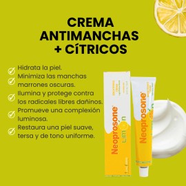 Crema Revitalift Aclarante Despigmentante Neoprosone Citricos Hidrata Reduce Manchas Oscuras Unifica Tono Facial Alfa Arbutina Piel Sensible Apto