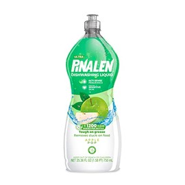 PINALEN Dishwashing Liquid Soap - Apple Pop Scent - 25.3 fl oz - Active Foam Dish Soap - Removes Grease & Stuck-On Food - Safe for Sensitive Skin