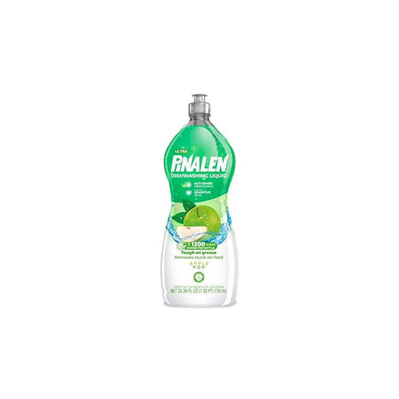 PINALEN Dishwashing Liquid Soap - Apple Pop Scent - 25.3