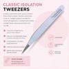 Eyeluvlashes Classic Isolation Tweezers 12.5cm – Professional Straight Lash Tweezers