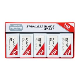 Dorco Platinum Stainless Double Edge Razor Blades - 100 Pack 100 razor blades