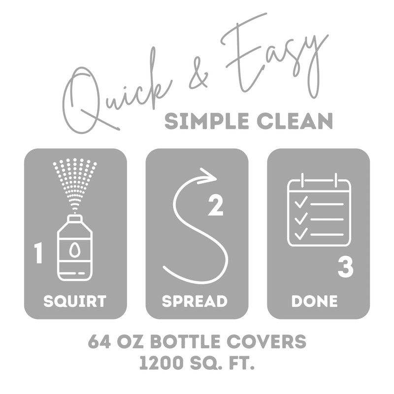 Quick Shine Multi Surface Floor Cleaner 64oz, Ready to Use-Streak
