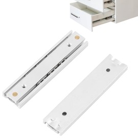 Pack of 2 Extendable Shelf Fittings, Smooth Aluminium Alloy Sliding Rails, Cabinet Drawer Guides, Soft Close Drawer Guides with a Capacity of 282.19 ~ 352.73 oz (70 mm)