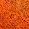 KYDEX Thermoform Sheet - (Topographic Camo) - (Hunter Orange/Black) -