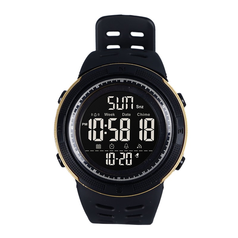 Digital Watch LED 50m Waterproof Multi Functional Intelligent Stopwatch Countdown