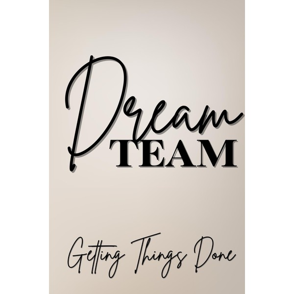 Dream Team - Getting Things Done Gold Mini Notebook by