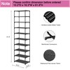 Autonomier 10 Tier Tall Shoe Rack, Compact Narrow Shoe Stand
