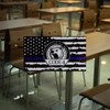 American Thin Blue Line Sticker - Car & Laptop Decal