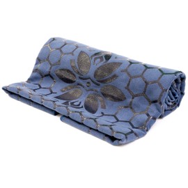 Yoga Mat Towel Non Slip, Clever Towel Smooth Two-Sided Skidless Design for Better Grip, Larger Size 73 x 26 inches, Soft Suede Microfiber Moisture Wicking Material, Mat Topper for Hot Yoga, Bikram