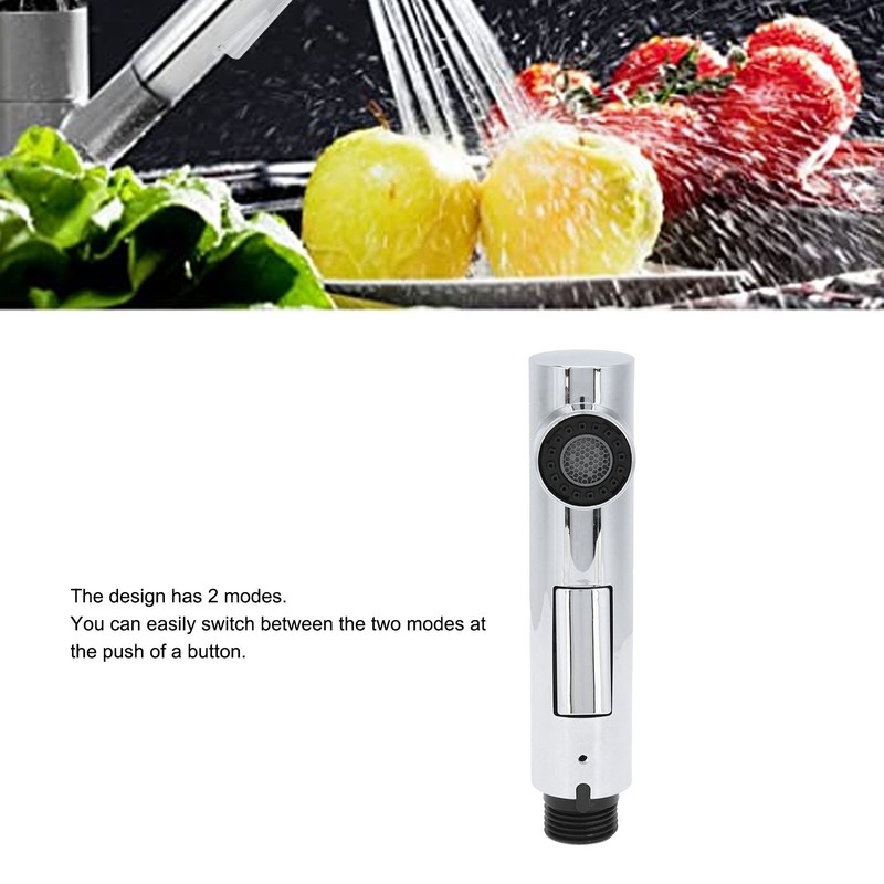 G1/2 Pull Out Faucet Spray Shower Head Kitchen Bathroom Sink
