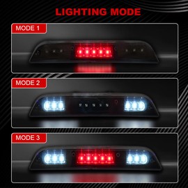 DimFlux 3rd break light cargo led lamp third brake lights assembly high mount stop light,Brakelight Compatible with 2015-2020 F150