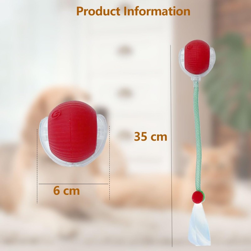 waabose Interactive Cat Toy (Red)