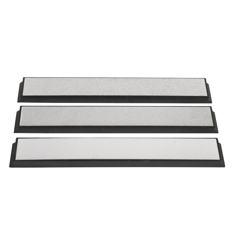 Sharpener Whetstone,3Pcs Diamond Sharpening Stone Sharpener Whetstone Polishing Angle Fixed