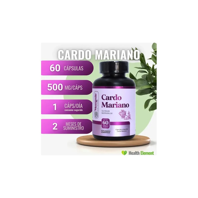 Nac + Cardo Mariano 60 Cáp| Salud Del Hígado Y