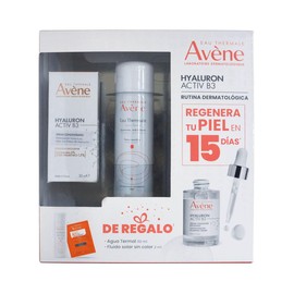 Avene, Kit Hyaluron Activ B3 srum  Agua termal 50ml  Fluido solar 5 ml, 3 piezas