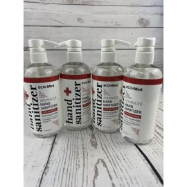 ECO MED Talyoni Eco+Med Advanced Hand Sanitizer Aloe Vera 70% Alcohol 16oz 4-Pack