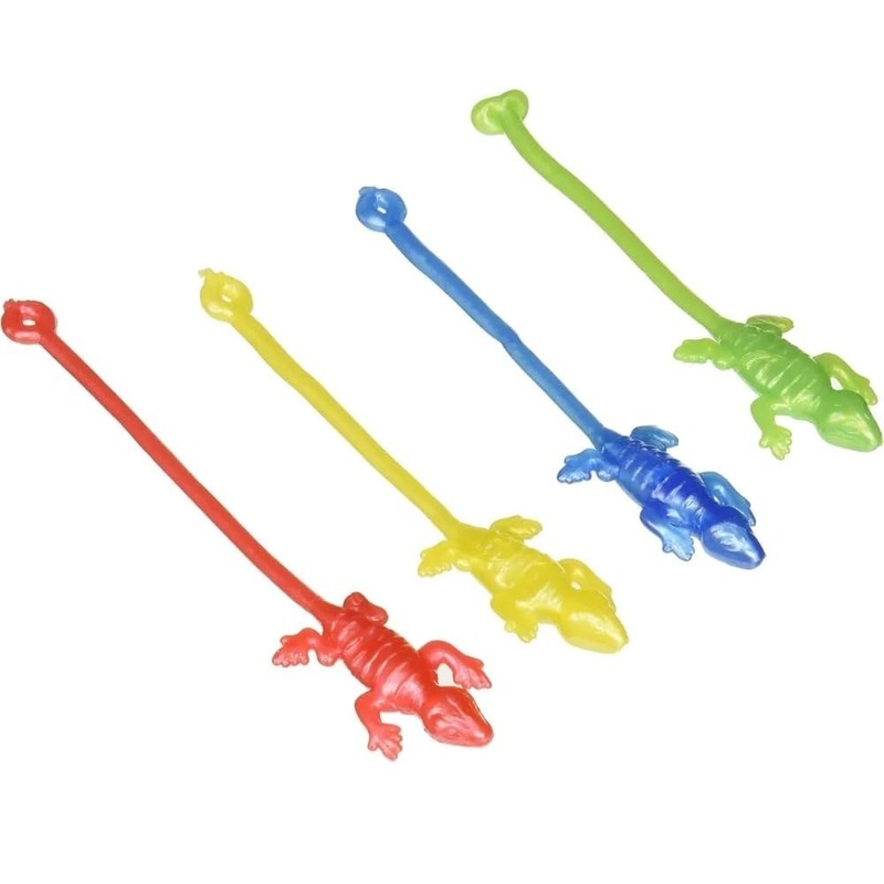Rhode Island Novelty SKLIZAR Lizards, 12 Pack, Assorted Colors