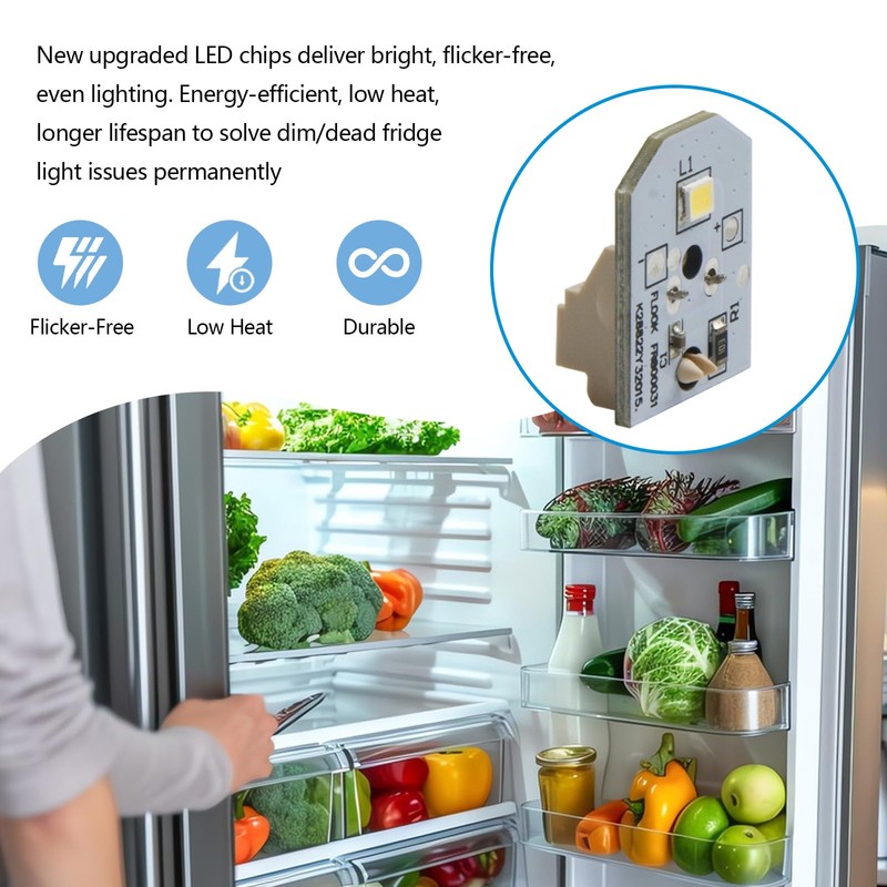 YLTKJ New Upgraded WR55X11132 WR55X25754 Refrigerator LED Light
