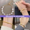 3mm Gold Spacer Beads for Jewellery Making, 2000 Pcs Gold