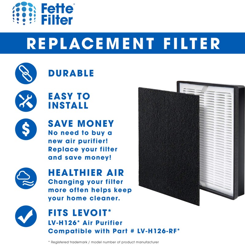 Fette Filter - Juego de filtros de repuesto para purificador