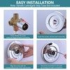 RAINREVIVE Replacement Escutcheon Plate for Moen Gibson Posi-Temp, for One-Handle