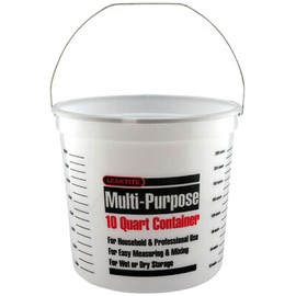 Leaktite 10Q12NM0012 10 Qt Multi-Purpose Pail W/Reinforced Rim, 10Qt