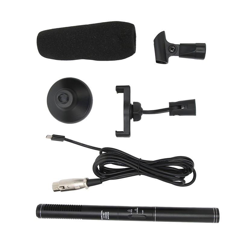 Handheld Interview Microphone Live Broadcast Wired Professional Portable Reporter Microphone