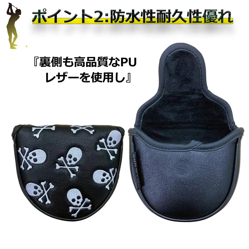 Golf Cover Golf Headcover Putter Cover Mallet Utility Headcover Fairway