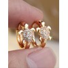 1 Pair of Classic Elegant Gold Turtle Women's Earrings Multi-coloured
