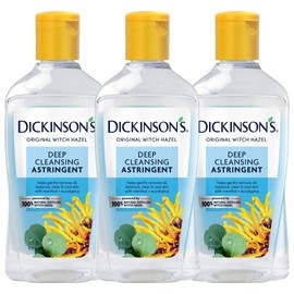 Dickinson Original Witch Hazel Deep Cleansing Astringent |100% Natural Distilled Pore Clearance Remove Impurities Makeup Excess Oil 16 Fl Oz 3 Pack Size / 디킨슨 오리지널 위치 헤이즐 딥 클렌징 떫은맛 | 100% 천연 증류 모공 정리 불순물 제거 메이크업 과도한 오일 16 Fl Oz 3 팩 Size