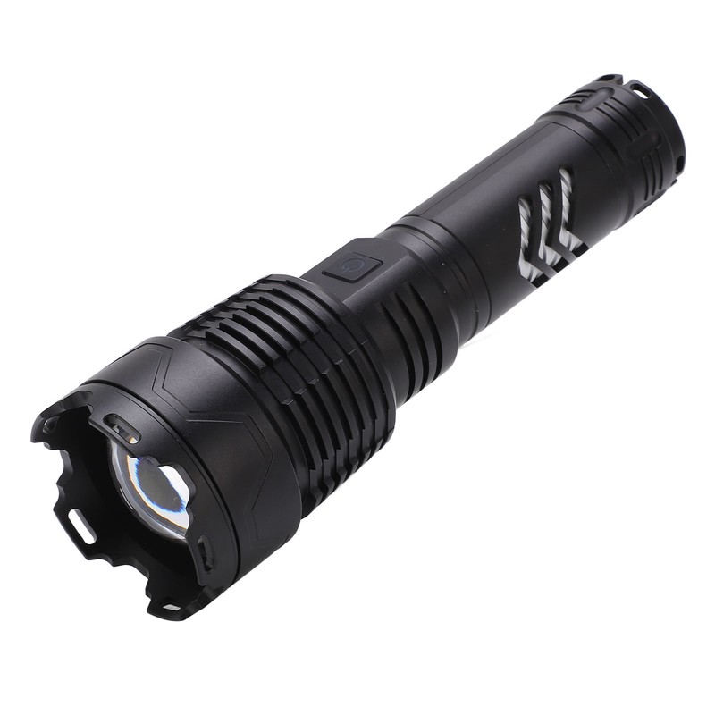 Telescopic LED Flashlight High Bright USB Rechargeable Zoomable Flashlights IPX4