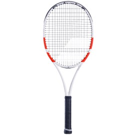 Babolat Pure Strike 98 18x20 Tennis Racquet (4th Gen) - Strung with 16g White Syn Gut at Mid-Range Tension (4 1/4" Grip)