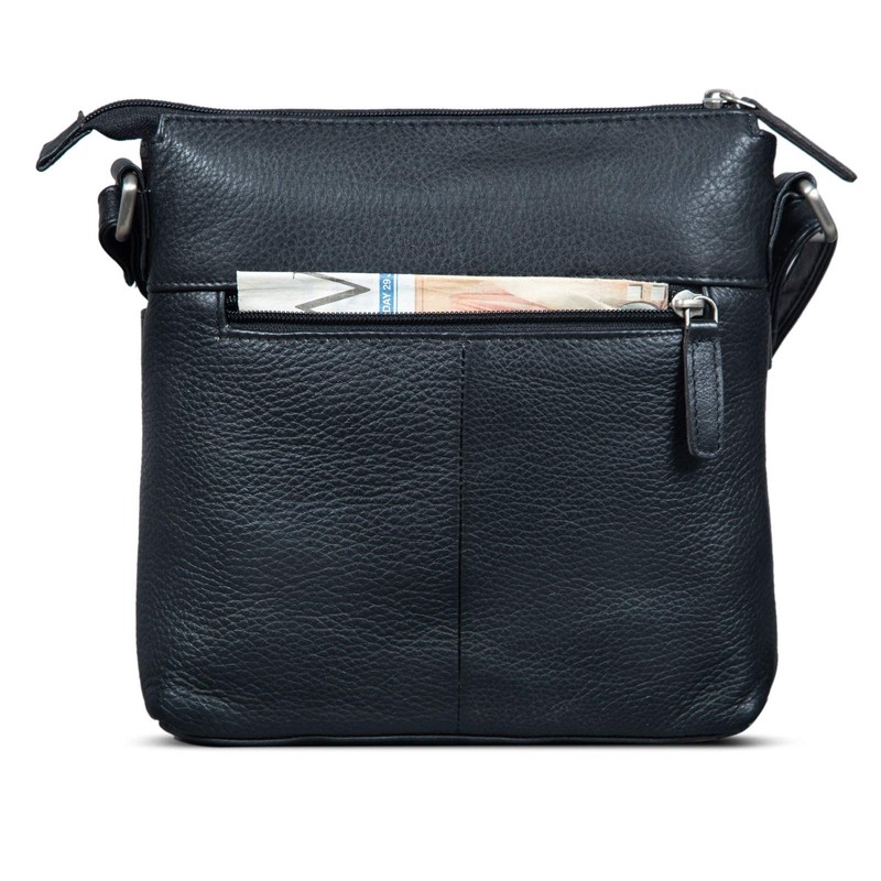 ROYALZ 'Madison' Vintage Handbag Women's Shoulder Bag Small Compact Leather