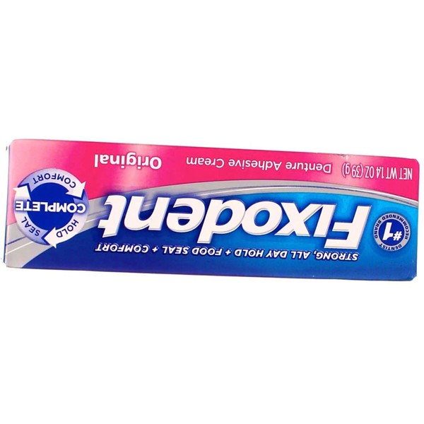Fixodent Original Denture Adhesive Cream 1.4 Oz