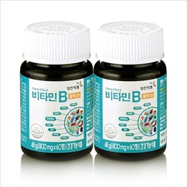 Youngjin Pharm 영진 비타민B 플러스8 60정X2병 4개월분 Youngjin Vitamin B Plus 8 60 Tablets x 2 Bottles 4-Month Supply