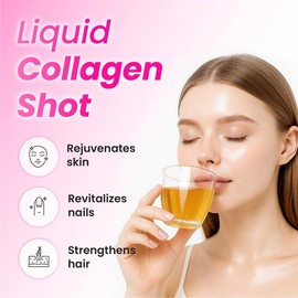 CJWellcare Innerb Glowshot Collagen - Collagen Peptides, Low-Molecular Fish Collagen Shots:_30