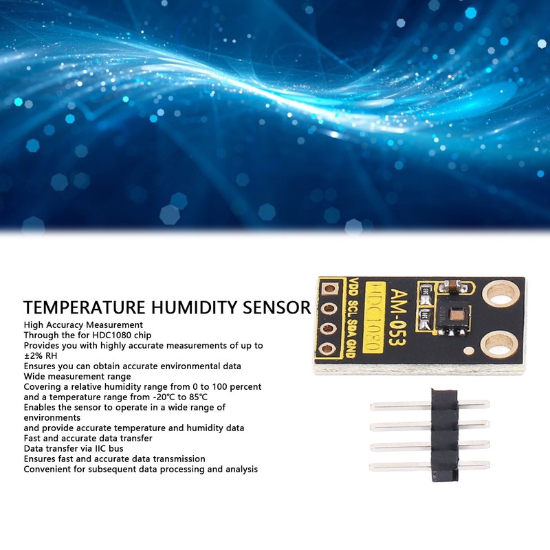 Temperature Humidity Sensor Module Professional High Accuracy for HDC1080 Chip