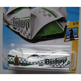 Hot Wheels Checkmate 4/9, White Cloak and Dagger 'Bishop' 310/365 50TH Anniversary Card