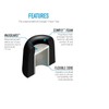 COMPLY Tx-200 Isolation Plus Black Earbud Tips - Medium x3