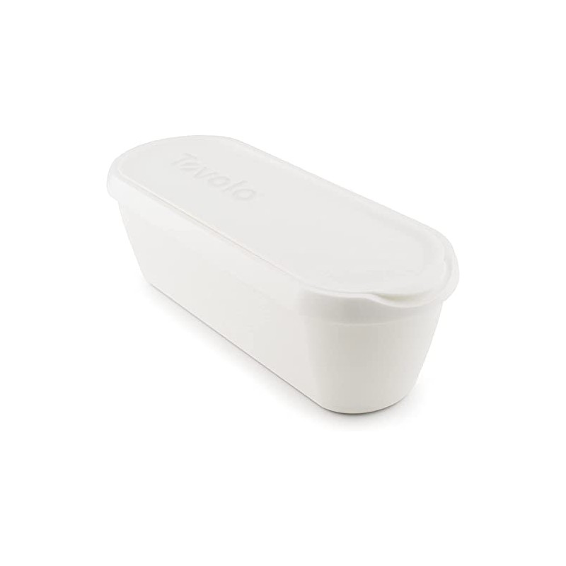 Tovolo Glide-A-Scoop Ice Cream Tub, White, 1.4 Litre Capacity