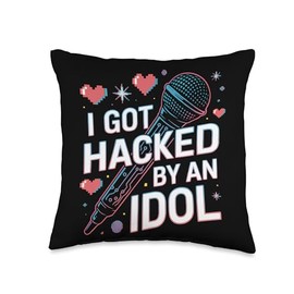 K-Pop Korean Pop Hacker Hacking SteMi Apparel Throw Pillow