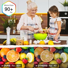 EMITEVER COB LED Strip Lights Warm White, 3000K Tape Light Premium High Density, DC 24V, 360+Lumens/ft, 5120LEDs/Spool, Ra 90+, 32.8ft/10m, UL Listed 5 Year After-Service(Power Supply Sold Separately)