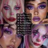 Paleta de Sombras Ucanbe Purple Witch 15 Tonos Mate Brillante
