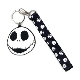 UPD Nightmare Before Christmas Jack Skeleton Wrist Lanyard Keychain